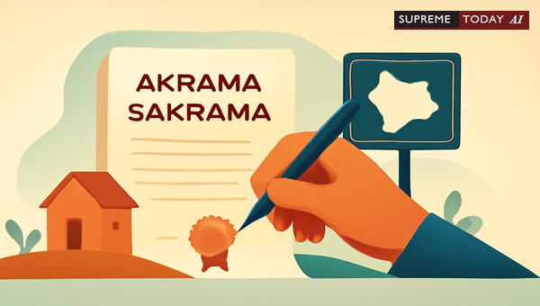 Legal Conditions for Regularizing Unauthorized Occupations Under the Akrama Sakrama Scheme