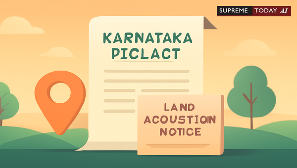 Requirements and Validity of PTCL Act Notices for Karnataka Land Resumption Proceedings