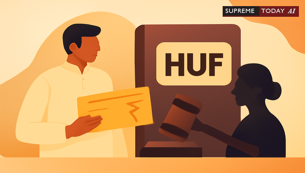Karta Liability for HUF Contempt and Cheque Dishonour: Legal Principles and Precedents
