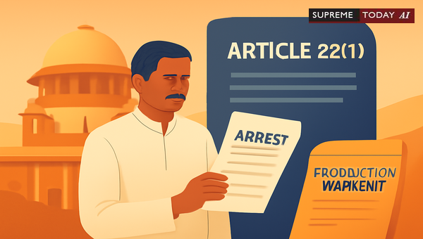 Supreme Court Clarifies Arrest Grounds for Production Warrants in Kasireddy Upender Reddy