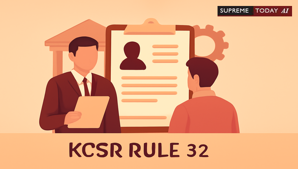Statutory Power Limitations for Government Officers Appointed Under KCSR Rule 32