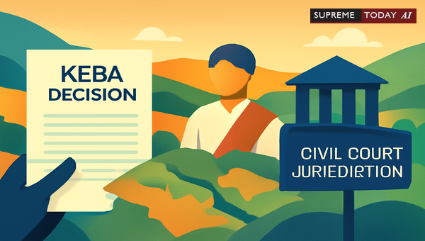 When Traditional Keba Decisions Fail to Oust Civil Court Jurisdiction in Arunachal Pradesh