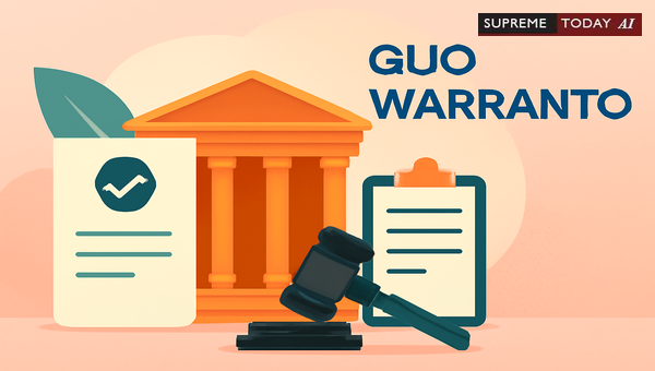 Kerala High Court Principles on Quo Warranto Writs Regarding Statutory Compliance