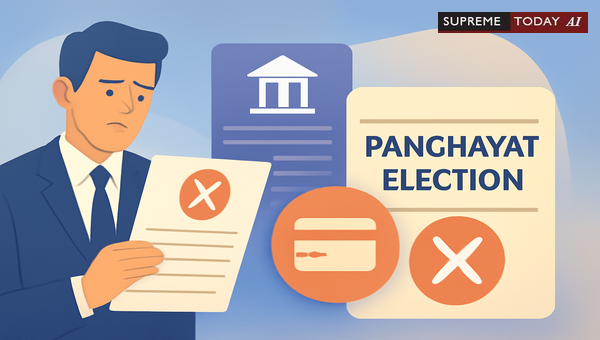 Does Kerala Panchayat Raj Act Section 34 Disqualify Candidates for Bank Account Non-Disclosure?