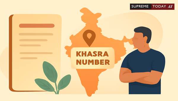 Judicial Precedents on Khasra Numbers Not Establishing Absolute Land Title
