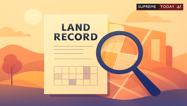 Legal Validity and Correction Procedures for Khasra Records in Town Planning
