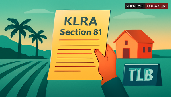 Loss of KLR Act Section 81 Plantation Exemption Upon Conversion to Residential House Plots