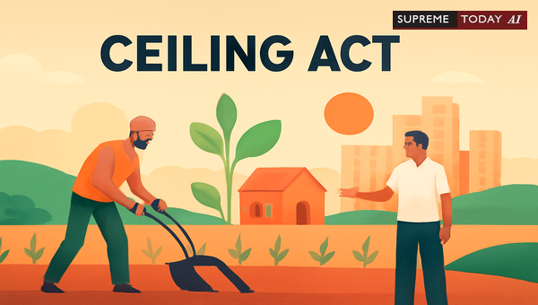 Land Ceiling Act Objectives: Constitutional Principles and Surplus Land Acquisition Dynamics