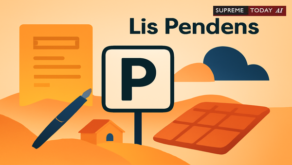 Lis Pendens Restrictions on Land Use Conversion and Property Transfers During Pending Litigation