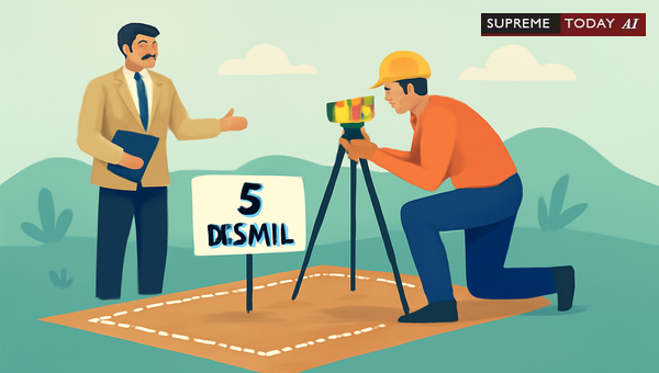 Judicial Precedents Regarding Land Demarcation for Small Plots Under 5 Dismil