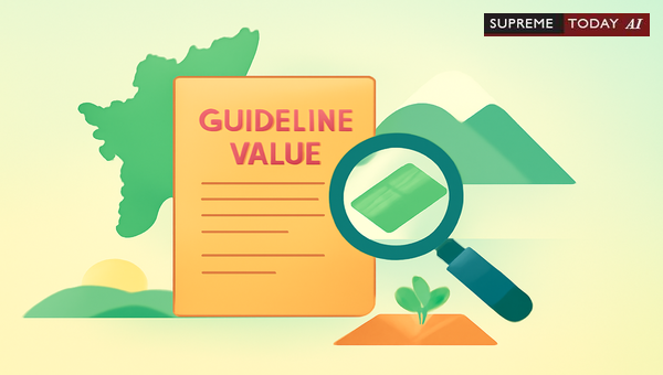 Determining Zero Guideline Value for Land in Tamil Nadu Records under Registration Act