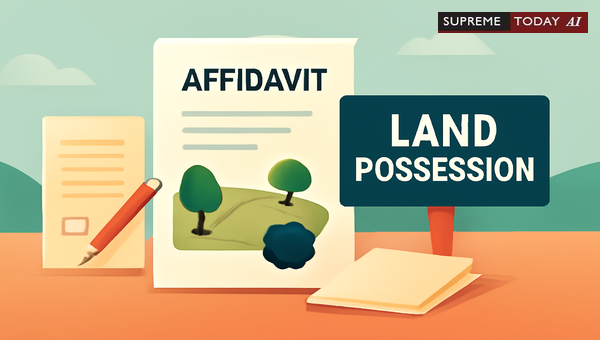Proving Land Possession via Self-Declaratory Affidavits Without Supporting Revenue Records