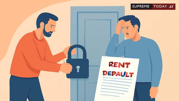 Legality of Locking Commercial Premises Post Rent Default Notice in Indian Law