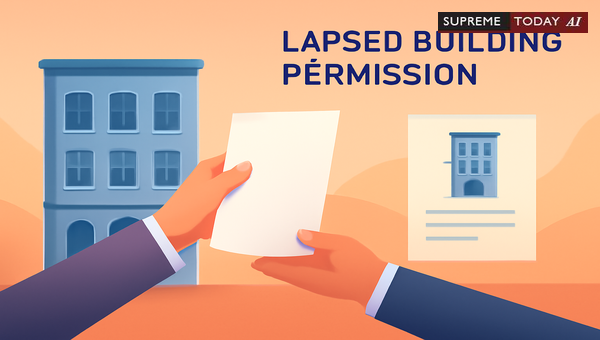 Can a Lapsed 2022 Tamil Nadu Building Permit Be Revived for a 2025 Property Purchaser?