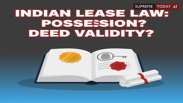 Lease Deed Invalid Without Possession Proof?