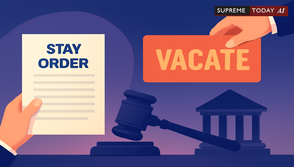 Revival of Legal Consequences Following the Vacation of Subsisting Stay Orders