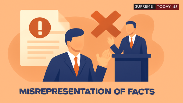 Consequences of Factual Misrepresentation in Legal Proceedings and Judicial Integrity