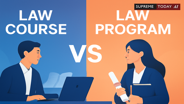Legal Distinction Between Law Courses and Programmes in Academic and Regulatory Compliance
