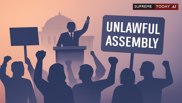 Legal Provisions Governing Unauthorized Political Crowds and Public Nuisance in India