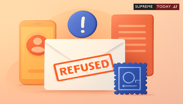 Does Lack of Recipient Name on Postal Endorsement Defeat Good Service Presumption?