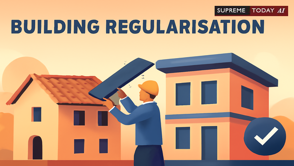 Legal Regularisation of Unapproved RCC Roof Modifications in Old Indian Buildings