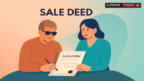 Validating Sale Deeds Executed by Blind Persons Under Indian Law