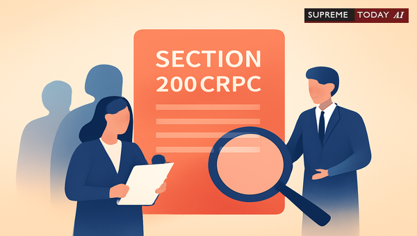 Legal Status of Plural Complainants Under Section 200 CrPC Examination