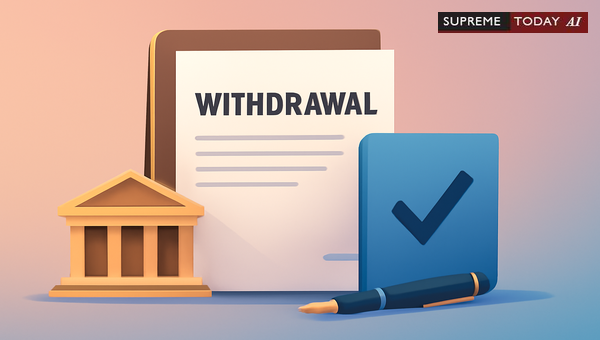 Legal Implications of Filing Applications After Government Act or Benefit Withdrawals