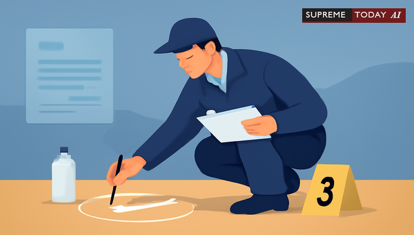 Legality of Material Object Marking by Investigation Officers and Chain of Custody Standards