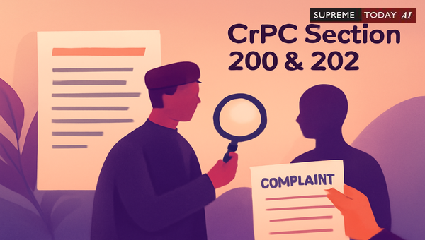Legality of Issuing Process Without Witness Examination Under CrPC Section 200 and 202