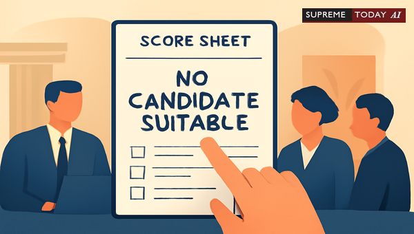Legality of Selection Committees Declaring No Candidate Suitable Without Scoring Marks