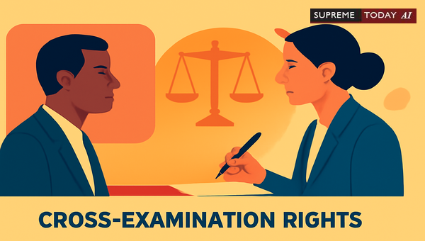Legality of Postponing Cross-Examination Without Recorded Answer Responses Under CrPC Section 244