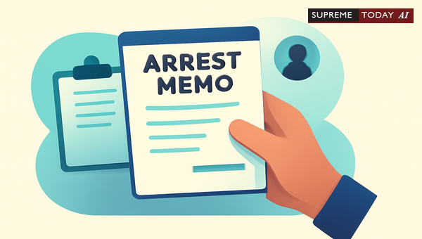 Legality of Re-Serving Arrest Memos on the Same Person in a Single Criminal Case