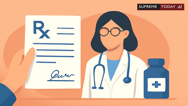 Legality of Subordinates Issuing Medical Prescriptions on Doctor's Official Letterhead