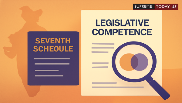 Determining Legislative Competence for Statutes Spanning Multiple Seventh Schedule Entries