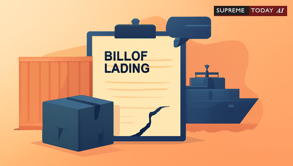 Liability for Destroyed Cargo Held Under Disputed Maritime Bills of Lading