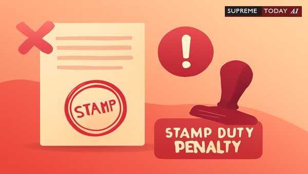 Liability for Stamp Duty Deficiencies and Penalties on Insufficiently Stamped Documents in India