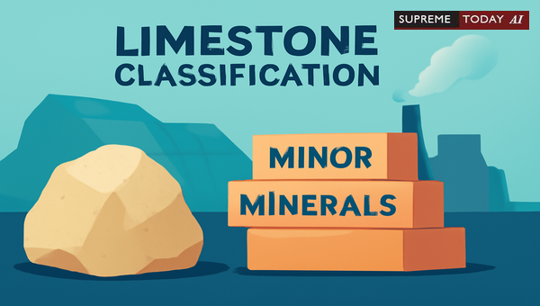Limestone Classification as Minor Mineral: 1958 Notification Royalty and Legal Compliance