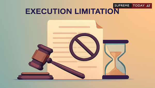 12-Year Limitation Period for Filing Title Execution Petitions Under Article 136