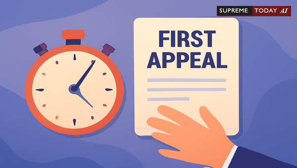 Limitation Periods for First Appeals in Civil Suits and Suo Motu Judicial Challenges