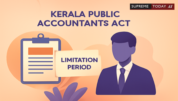 Limitations for Initiating Proceedings Under Kerala Public Accountants Act Sections 3 and 4
