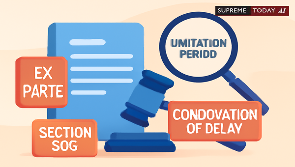 Limitation Periods for Section 32G Proceedings and Challenging Ex Parte Orders under BTAL Act