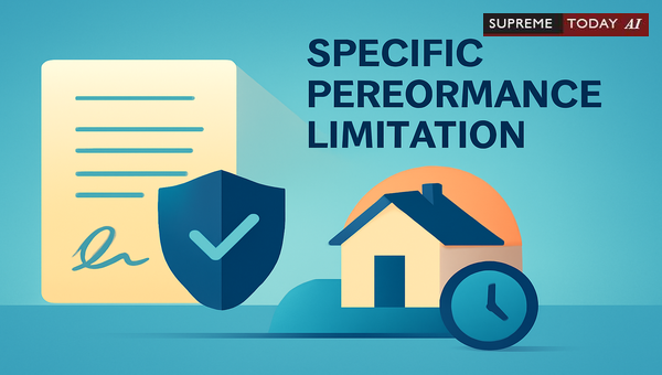 Limitation Period for Specific Performance Suits: Article 54 Limitation Act Analysis