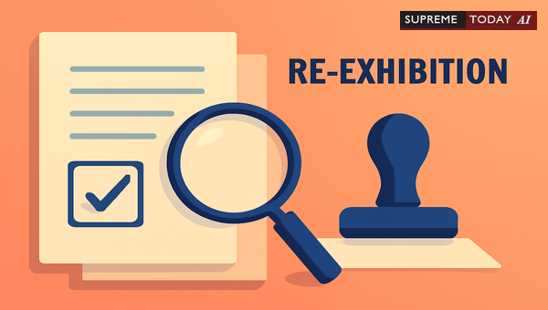 Limits of Re-Exhibiting Documents: Judicial Precedents on Proof and Admissibility in Trial