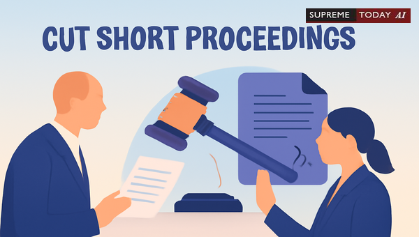 Unilateral Termination of Judicial Proceedings: Constraints on Mid-Trial Procedural Shortcuts