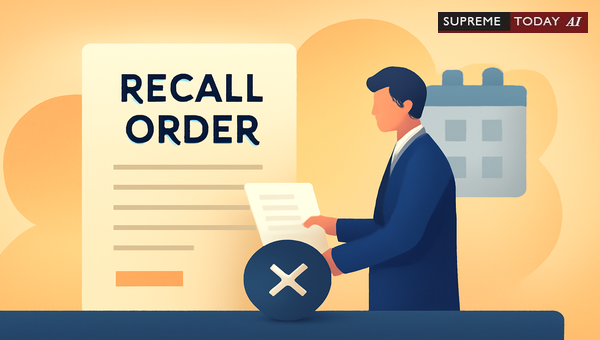 Lower Court Authority to Recall Orders During High Court Sub-Judice Proceedings Without Stay
