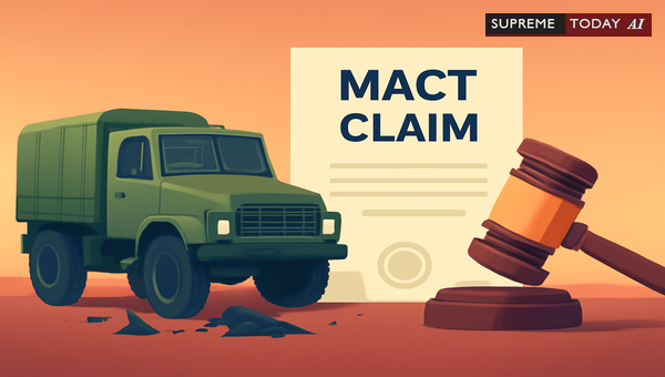 Establishing Union of India Liability in MACT Claims For Army Vehicle Accidents