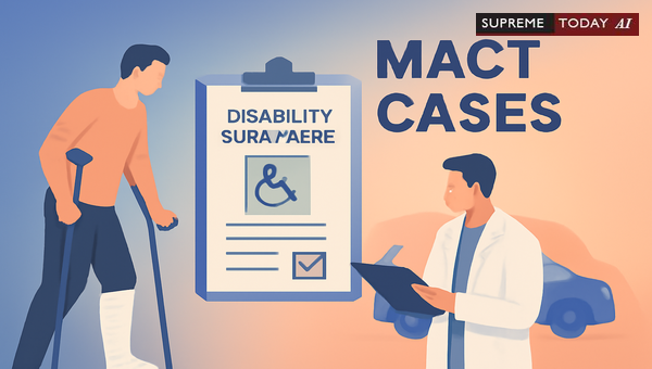 Claiming MACT Compensation Without Disability Certificates: Evidentiary Standards and Precedents