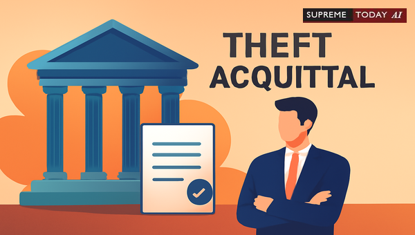 Madras High Court Theft Acquittal Finality and Article 136 Supreme Court Appeal Limits