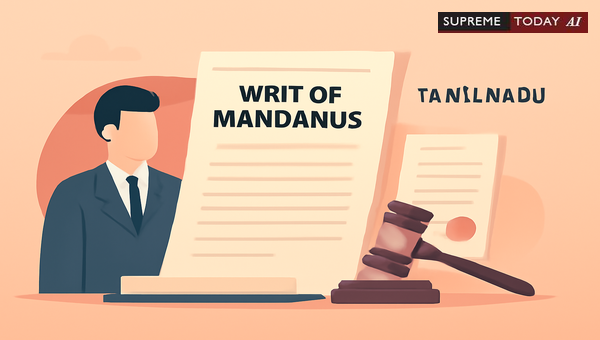 Mandamus Writs in Madras High Court: Threshold of Enforceable Legal Rights